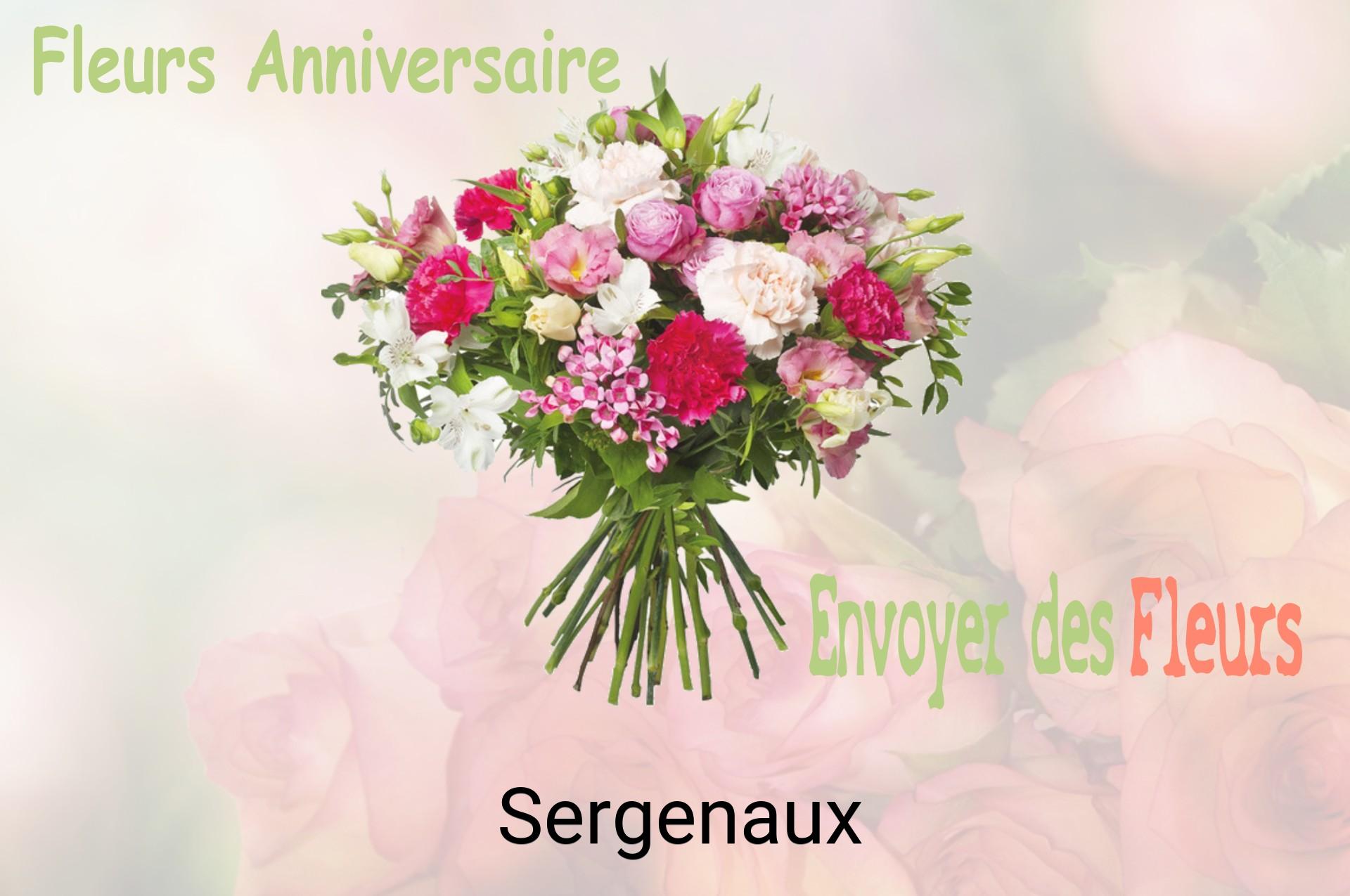 Bouquet de fleurs d’anniversaire livré à Sergenaux