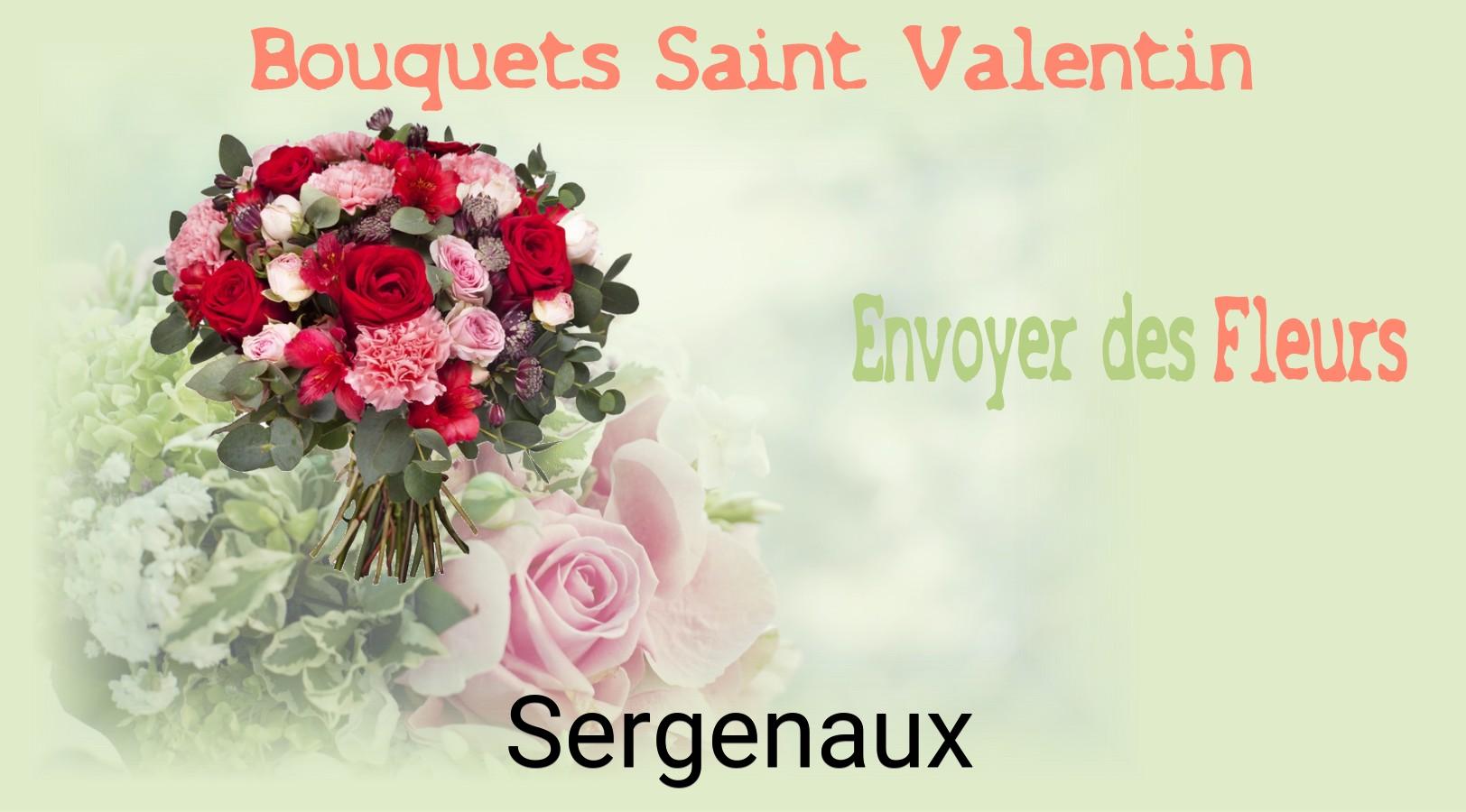 Roses de Saint-Valentin livrées à Sergenaux